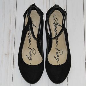 American Rag Miley Chop Out Wedges Size 9